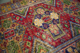 Vintage Konya Seccade Rug 4.7ftx7ft