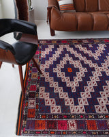 Turkish rug, vintage rug, flat weave, kilim rug, large area rug, square rug, Wild Shaman, Portland, Oregon, rug store, rug shop, local shop, bright colors, area rug, orange rug, bold color