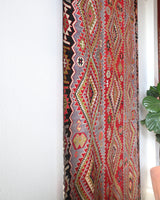 Turkish rug, vintage rug, flat weave, kilim rug, large area rug, square rug, Wild Shaman, Portland, Oregon, rug store, rug shop, local shop, bright colors, area rug, orange rug, bold color