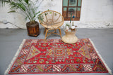 Old Çanakkale Rug 4.1ftx6.1ft