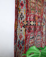 Turkish rug, vintage rug, flat weave, kilim rug, large area rug, square rug, Wild Shaman, Portland, Oregon, rug store, rug shop, local shop, bright colors, area rug, orange rug, bold color