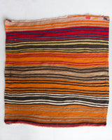 Vintage mini kilim rug in room decor setting, kilim, Turkish rug, vintage rug, portland, rug shop, bright colors, wild shaman, soft rug, bold color, Portland, Oregon, rug store, rug shop, local shop