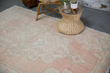 Vintage Turkish Anatolian Rug 4.7ftx7.3ft