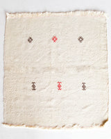 Vintage mini kilim rug in room decor setting, kilim, Turkish rug, vintage rug, portland, rug shop, bright colors, wild shaman, soft rug, bold color, Portland, Oregon, rug store, rug shop, local shop