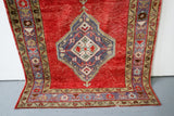 Old Anatolian Runner Rug 4.9ftx11ft