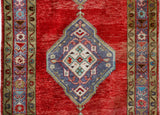 Old Anatolian Runner Rug 4.9ftx11ft