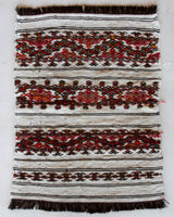 Vintage mini kilim rug in room decor setting, kilim, Turkish rug, vintage rug, portland, rug shop, bright colors, wild shaman, soft rug, bold color, Portland, Oregon, rug store, rug shop, local shop