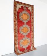 Old Anatolian Runner Rug 4.10ftx11ft