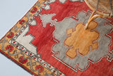 Old Anatolian Runner Rug 4.10ftx11ft