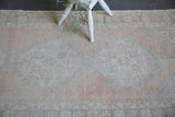 Vintage Turkish Faded Anatolian Runner Rug 3ftx9.5ft