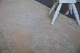 Vintage Turkish Faded Anatolian Runner Rug 3ftx9.5ft