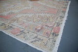 Vintage Turkish Faded Anatolian Rug 4.5ftx8ft