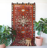 old rug, antique rug, earthy colors, faded colors, Turkish rug, vintage rug, flat weave, kilim rug, large area rug, square rug, Wild Shaman, Portland, Oregon, rug store, rug shop, local shop