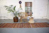 Vintage Maras Kilim Runner 2ft x 10.10ft