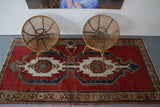 Old Anatolian Runner Rug 5ftx10.9ft
