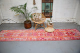 Vintage Kurdish Herki Runner 2.9ftx11.9ft