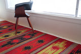 Turkish rug, vintage rug, flat weave, kilim rug, large area rug, square rug, Wild Shaman, Portland, Oregon, rug store, rug shop, local shop,  bright colors, area rug, bold color