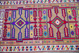 Vintage Kurdish Herki Runner 2.10ftx12.5ft