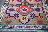 Vintage Kurdish Herki Runner 2.10ftx12.5ft