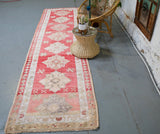 Old Kurdish Herki Runner 2.11ftx11.2ft