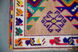 Vintage Kurdish Herki Runner 2.10ftx12.5ft