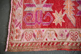 Vintage Kurdish Herki Runner 2.11ftx14.11ft