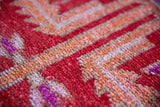 Vintage Kurdish Herki Runner 2.11ftx14.11ft