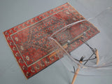 Vintage Mini Turkish Rug 2.7ftx4ft