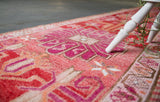 Vintage Kurdish Herki Runner 2.11ftx14.11ft