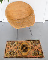 old rug, antique rug, earthy colors, faded colors, turkish rug, vintage rug, flat weave, mini rug, pile rug, Wild Shaman, Portland, Oregon, rug store, rug shop, local shop