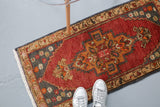Vintage Mini Turkish Rug 1.8ftx3.5ft