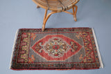 Vintage Mini Turkish Rug 1.10ftx3.5ft