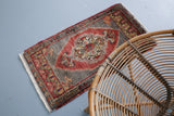 Vintage Mini Turkish Rug 1.10ftx3.5ft