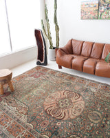 pile rug, turkish rug, vintage rug, portland, rug shop, wild shaman, area rug, worn out rug, earthy rug