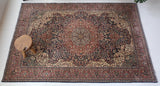 old rug, antique rug, Turkish rug, Portland, Oregon, rug store, rug shop, local shop, bright colors, wild shaman, large rug, area rug, red rug, bold color, dark navy