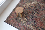 old rug, antique rug, Turkish rug, Portland, Oregon, rug store, rug shop, local shop, bright colors, wild shaman, large rug, area rug, red rug, bold color, dark navy
