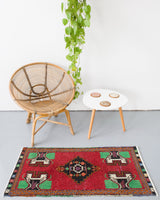 pile rug, Turkish rug, vintage rug, portland, rug shop, bright colors, wild shaman, area rug, red rug, mini rug, bold color, Portland, Oregon, rug store, rug shop, local shop