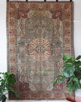 pile rug, turkish rug, vintage rug, portland, rug shop, wild shaman, area rug, worn out rug, earthy rug