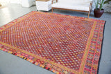 Vintage Erzurum Cicim Kilim 8.5ftx10.2ft