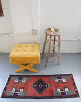 pile rug, turkish rug, vintage rug, portland, rug shop, bright colors, wild shaman, area rug, red rug, mini rug, bold color, Portland, Oregon, rug store, rug shop, local shop