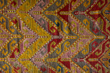 Vintage mini kilim rug in room decor setting, kilim, Turkish rug, vintage rug, portland, rug shop, bright colors, wild shaman, soft rug, bold color, Portland, Oregon, rug store, rug shop, local shop