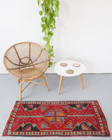 pile rug, Turkish rug, vintage rug, portland, rug shop, bright colors, wild shaman, area rug, red rug, mini rug, bold color, Portland, Oregon, rug store, rug shop, local shop