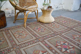 Old Bergama Kozak Cicim Kilim 5.4ftx7.7ft