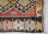 Vintage Kayseri Kilim Rug 3'3"x4'5"