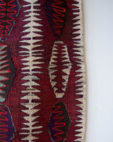 Vintage Turkish rug in a living room setting, pile rug, Turkish rug, vintage rug, portland, rug shop, bright colors, wild shaman, soft rug, bold color, Portland, Oregon, rug store, rug shop, local shop, antique rug