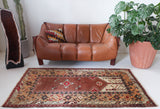 old rug, antique rug, earthy colors, faded colors, Turkish rug, vintage rug, soft rug, Portland, Oregon, rug store, rug shop, local shop, bold colors