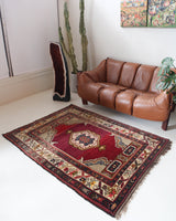 old rug, antique rug, Turkish rug, Portland, Oregon, rug store, rug shop, local shop, bright colors, wild shaman, large rug, area rug, red rug, bold color, burgundy, dark red, soft rug