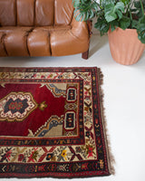 old rug, antique rug, Turkish rug, Portland, Oregon, rug store, rug shop, local shop, bright colors, wild shaman, large rug, area rug, red rug, bold color, burgundy, dark red, soft rug