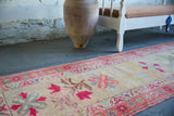 Vintage Kurdish Herki Runner 2.6ftx13.2ft