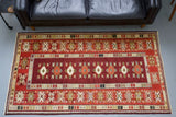 Vintage Turkish Milas Rug 4'4" x 7'7"